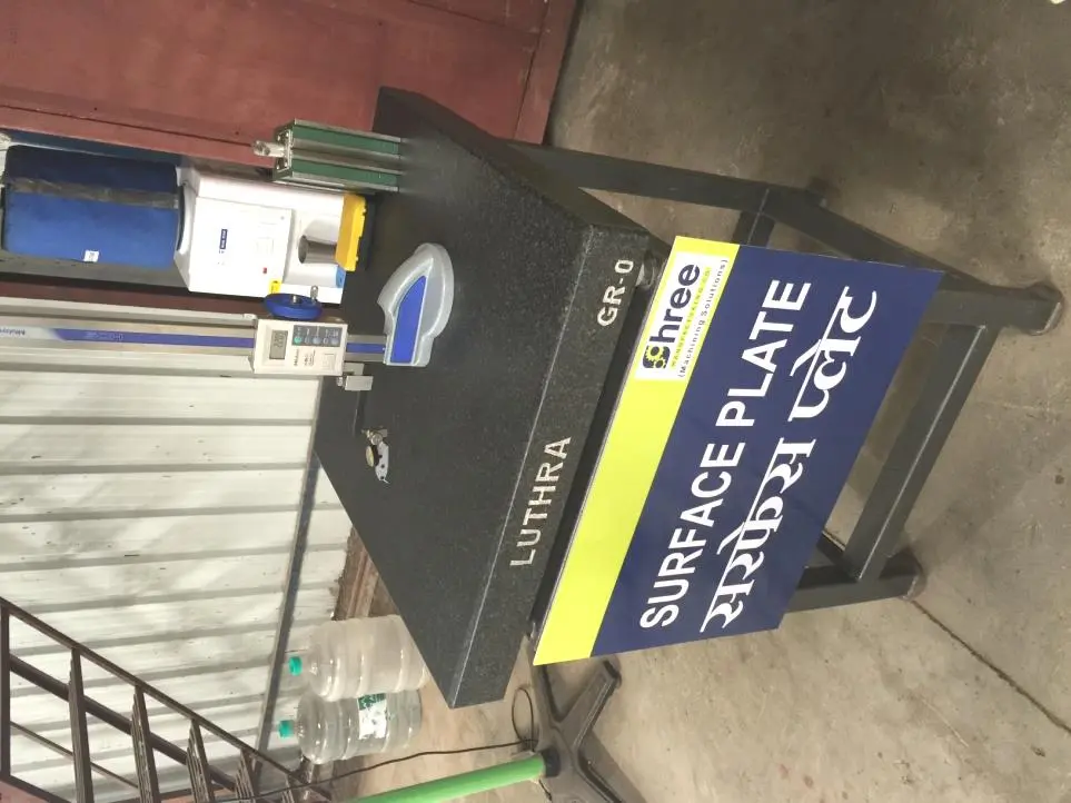 Shree Manufacturing Quality Inspection Station with Granite Surface Plate