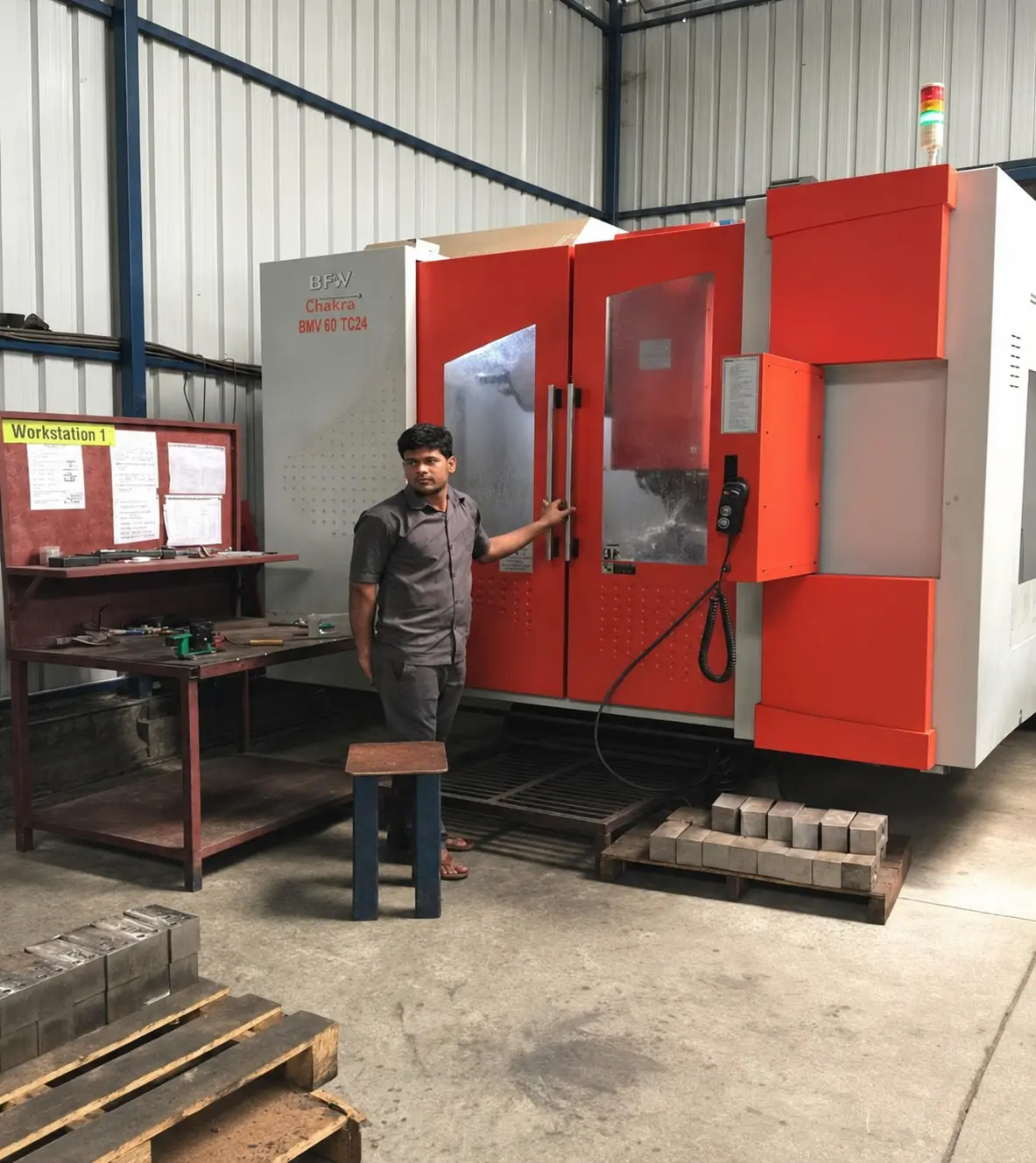 Shree Manufacturing High Precision Machine Shop Floor